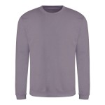 Unisex mikina bez kapuce JustHoods - Dusty lilac L