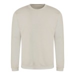 Unisex mikina bez kapuce JustHoods - Natural stone XXL