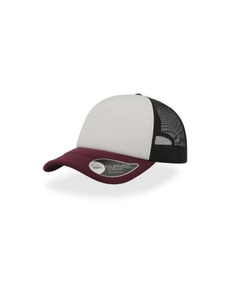 Kšiltovka Rapper - White/black/burgundy