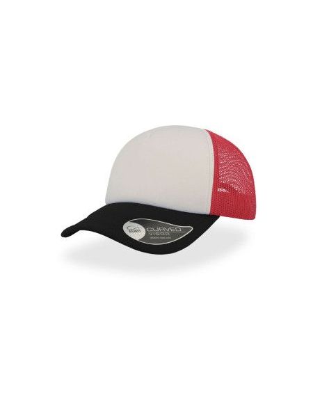 Kšiltovka Rapper - White/red/black