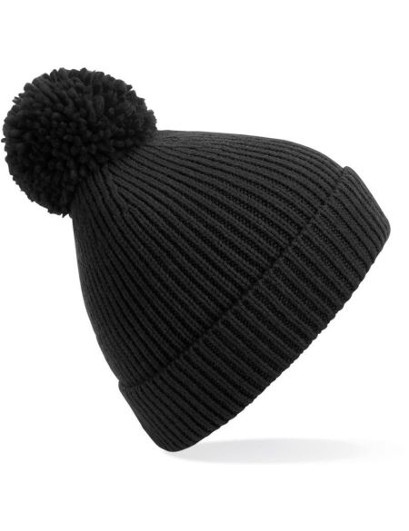 Čepice s bambulí B382 - Black