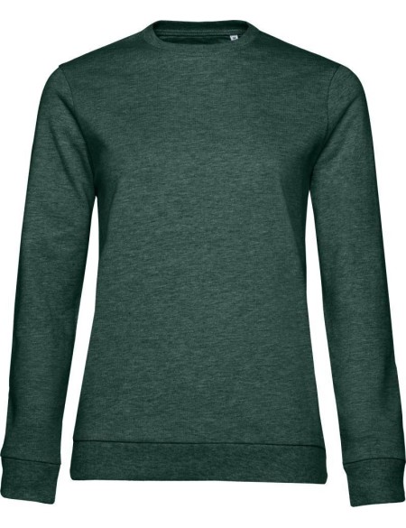 Dámská mikina bez kapuce #Set In - Heather dark green M