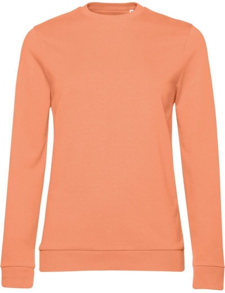 Dámská mikina bez kapuce #Set In - Melon orange S