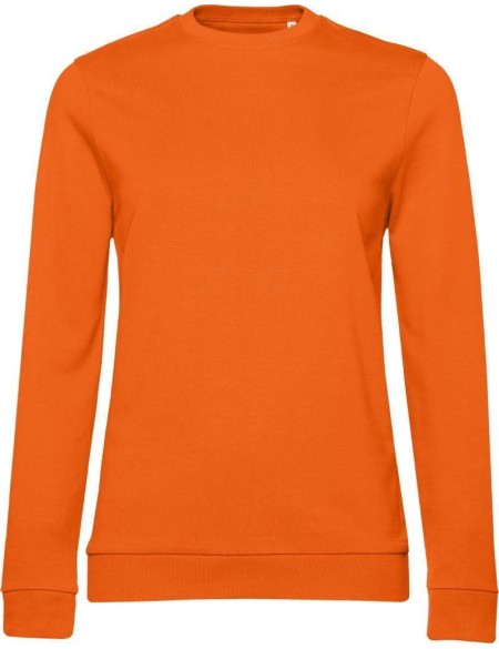 Dámská mikina bez kapuce #Set In - Pure orange M