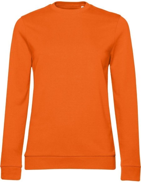 Dámská mikina bez kapuce #Set In - Pure orange XL