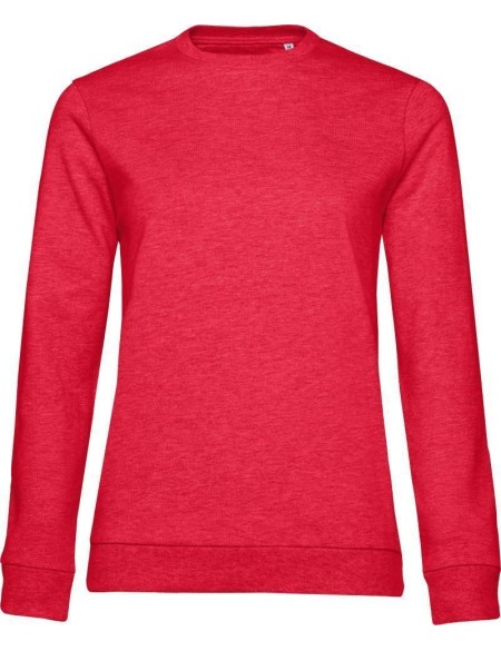 Dámská mikina bez kapuce #Set In - Heather red L