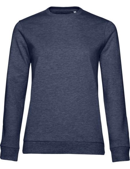 Dámská mikina bez kapuce #Set In - Heather navy XXL