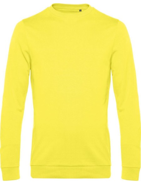 Pánská mikina bez kapuce #Set in - Solar yellow XS