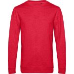 Pánská mikina bez kapuce #Set in - Heather red M