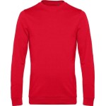 Pánská mikina bez kapuce #Set in - Červená 4XL