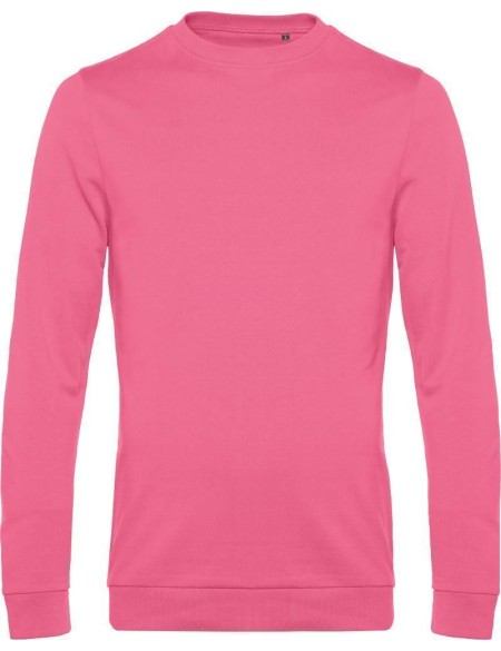 Pánská mikina bez kapuce #Set in - Pink fizz 3XL