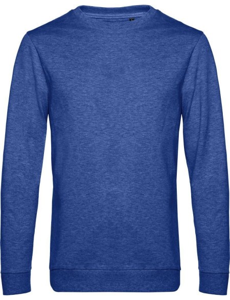 Pánská mikina bez kapuce #Set in - Heather royal blue S