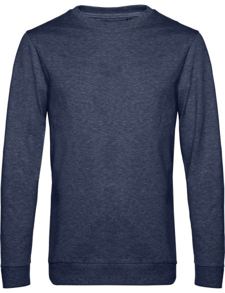Pánská mikina bez kapuce #Set in - Heather navy 3XL