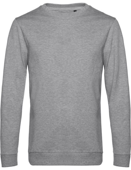 Pánská mikina bez kapuce #Set in - Heather grey 5XL