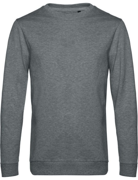 Pánská mikina bez kapuce #Set in - Heather mid grey XS