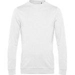 Pánská mikina bez kapuce #Set in - Bílá 5XL