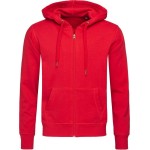 Pánská mikina s kapucí Stedman 5610 - Crimson red L