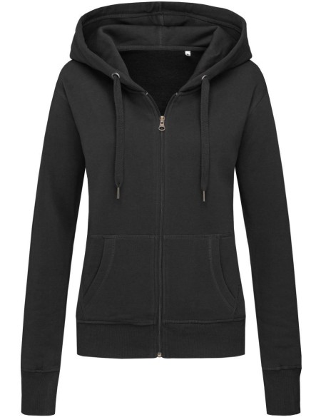 Dámská mikina s kapucí Stedman 5710 - Black opal M