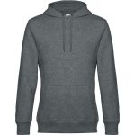 Pánská mikina s kapucí KING Hooded - Heather mid grey XS