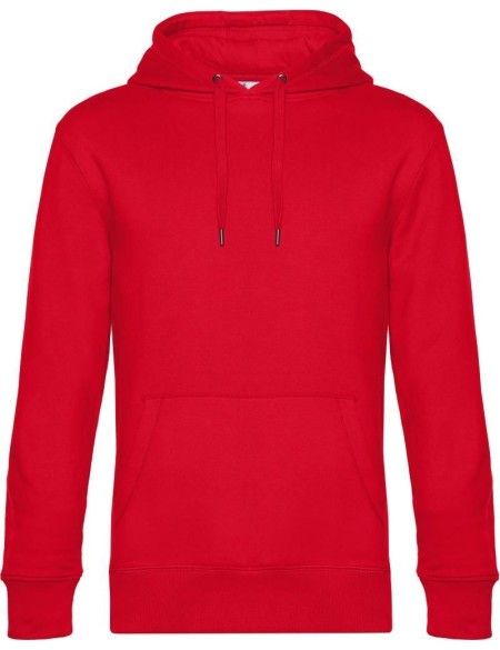 Pánská mikina s kapucí KING Hooded - Červená S