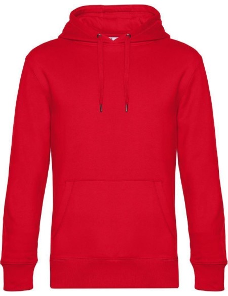Pánská mikina s kapucí KING Hooded - Červená XL