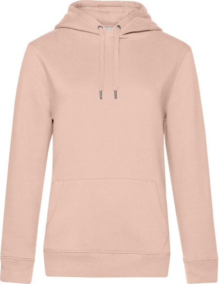 Dámská mikina s kapucí KING Hooded - Soft rose S