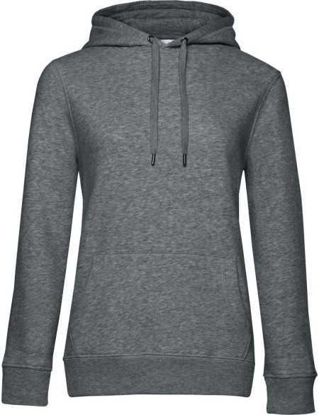 Dámská mikina s kapucí KING Hooded - Heather mid grey XL