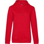 Dámská mikina s kapucí KING Hooded - Červená S