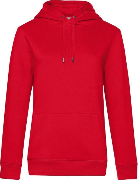 Dámská mikina s kapucí KING Hooded - Červená S