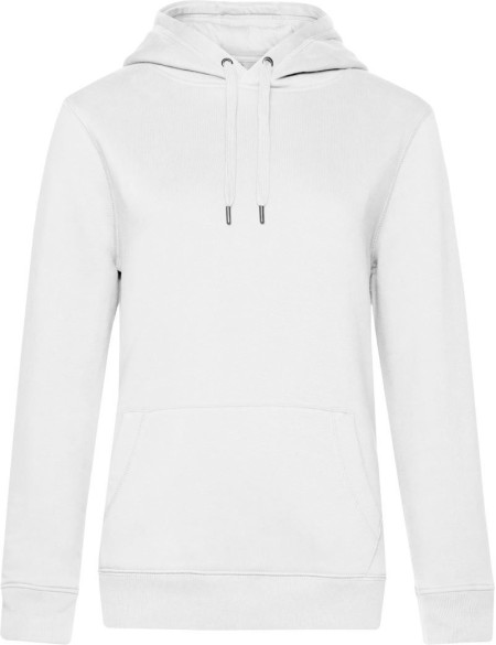 Dámská mikina s kapucí KING Hooded - Bílá S