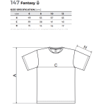 Dětské sportovní tričko FANTASY - Červená 158 cm/12 let