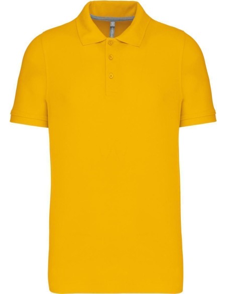Pánská polokošile Kariban K241 - Žlutá 3XL