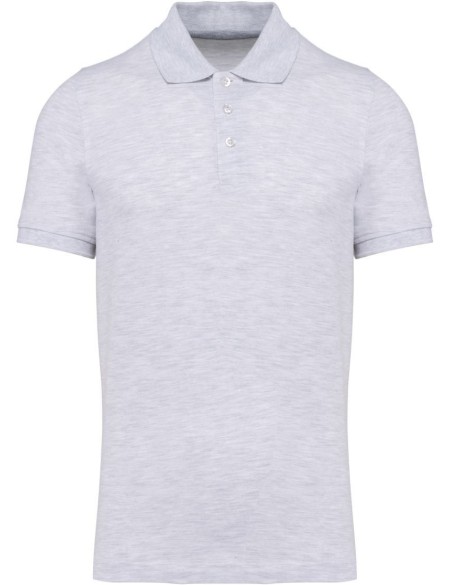 Pánská polokošile Kariban K241 - Ash heather XXL