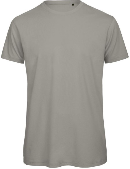 Pánské tričko B+C Inspire T z bio bavny - Light grey XL