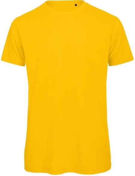Pánské tričko B+C Inspire T z bio bavny - Gold M