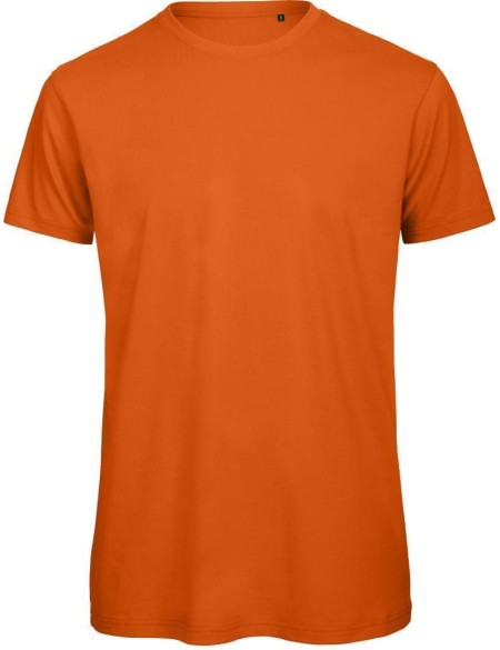 Pánské tričko B+C Inspire T z bio bavny - Urban orange 3XL