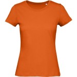 Dámské tričko B+C Inspire T z bio bavlny - Urban orange XXL