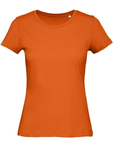Dámské tričko B+C Inspire T z bio bavlny - Urban orange XXL
