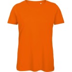 Dámské tričko B+C Inspire T z bio bavlny - Oranžová L
