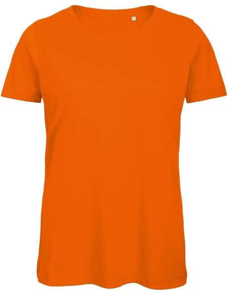 Dámské tričko B+C Inspire T z bio bavlny - Oranžová L
