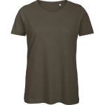 Dámské tričko B+C Inspire T z bio bavlny - Khaki M