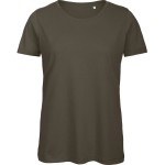 Dámské tričko B+C Inspire T z bio bavlny - Khaki XS
