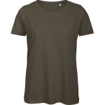 Dámské tričko B+C Inspire T z bio bavlny - Khaki L