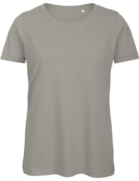 Dámské tričko B+C Inspire T z bio bavlny - Light grey S