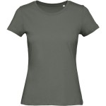 Dámské tričko B+C Inspire T z bio bavlny - Millennial khaki XS