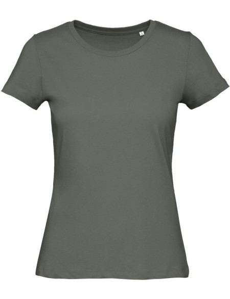Dámské tričko B+C Inspire T z bio bavlny - Millennial khaki S