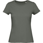 Dámské tričko B+C Inspire T z bio bavlny - Millennial khaki XL