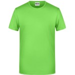 Pánské tričko z bio bavlny James+Nicholson 8008 - Lime green XXL