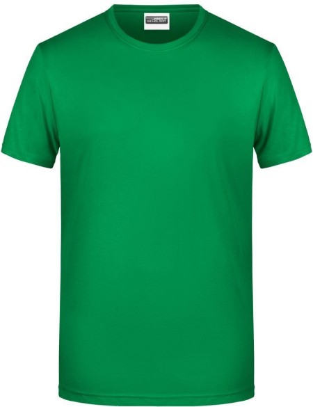 Pánské tričko z bio bavlny James+Nicholson 8008 - Fern green M