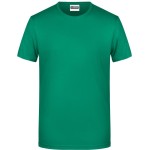 Pánské tričko z bio bavlny James+Nicholson 8008 - Irish green L